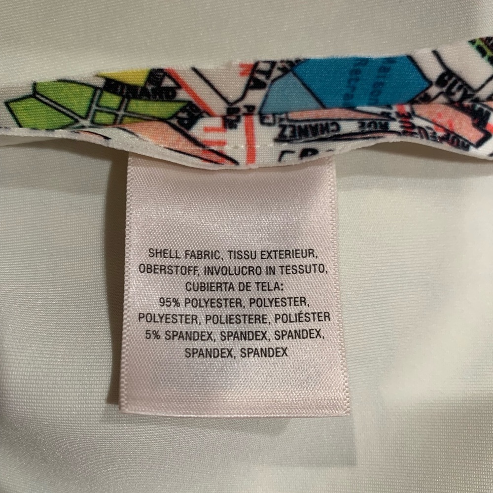 Anthropologie Maeve Carte Neoprene Map of Paris Mini Skirt 8 - Picture 5 of 6